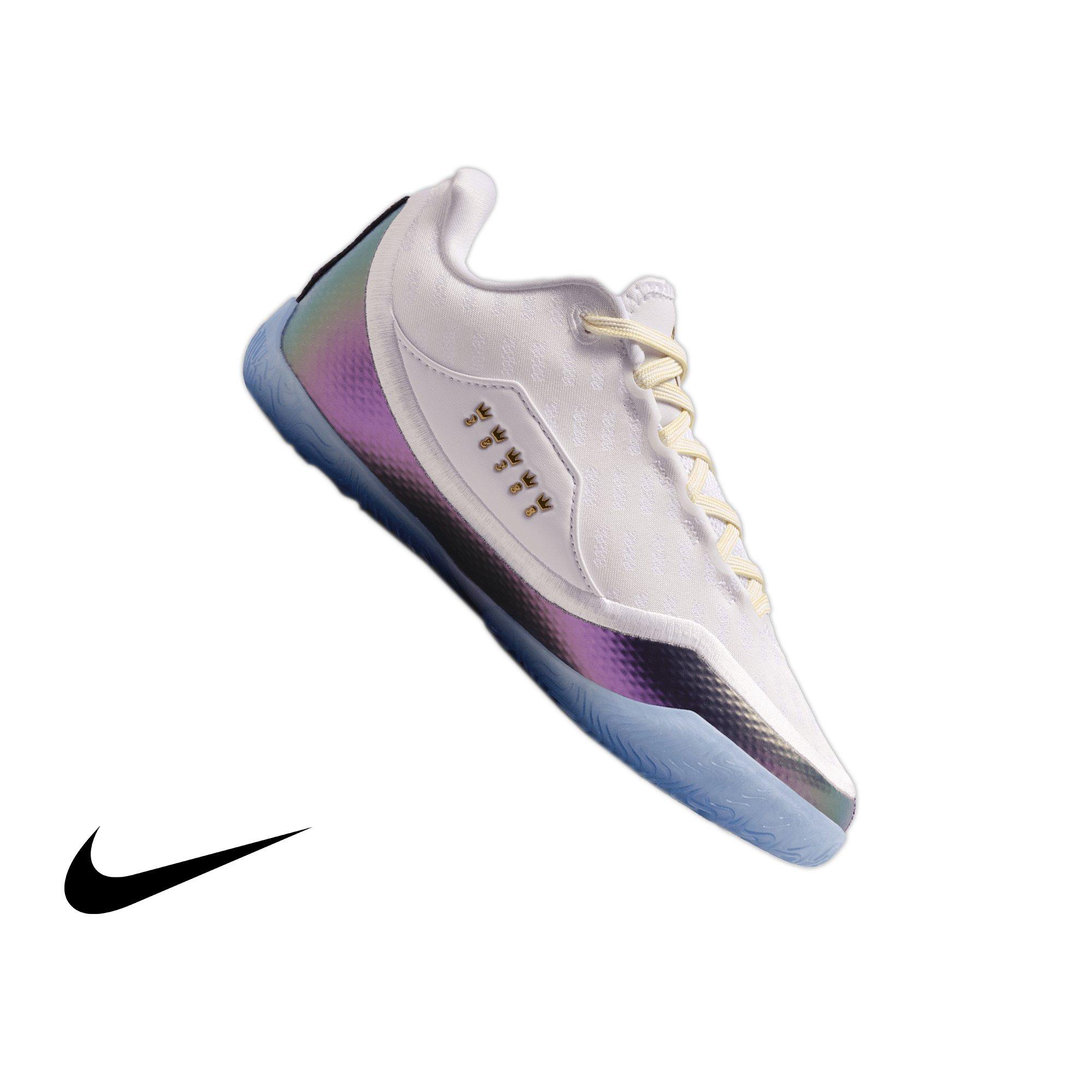 Nike LeBron XXIII "For The Record" Grade School Kids' Basketball Shoe - WHITE/WHITE/BLACK